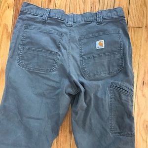 Carhartt Gray Relaxed Fit Rugged Flex Rigby Men’s Pants